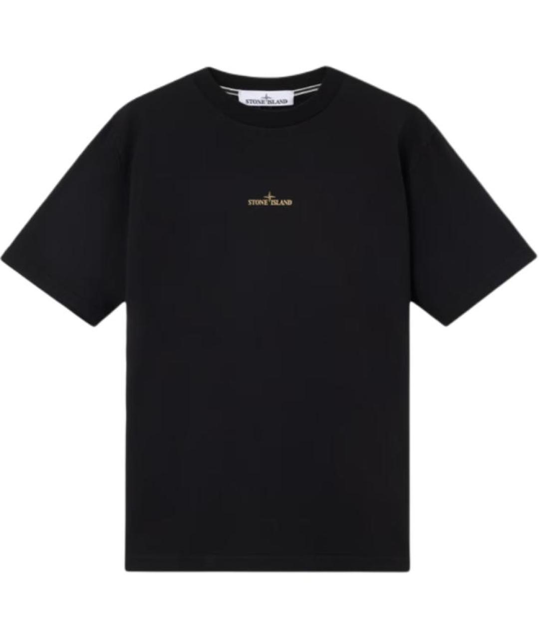 STONE ISLAND Черная футболка, фото 1