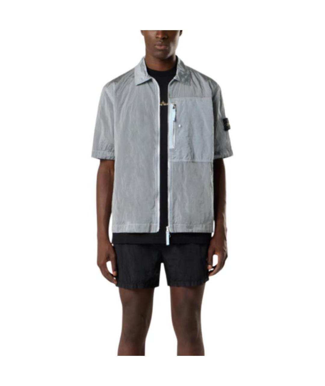 STONE ISLAND Черная футболка, фото 3