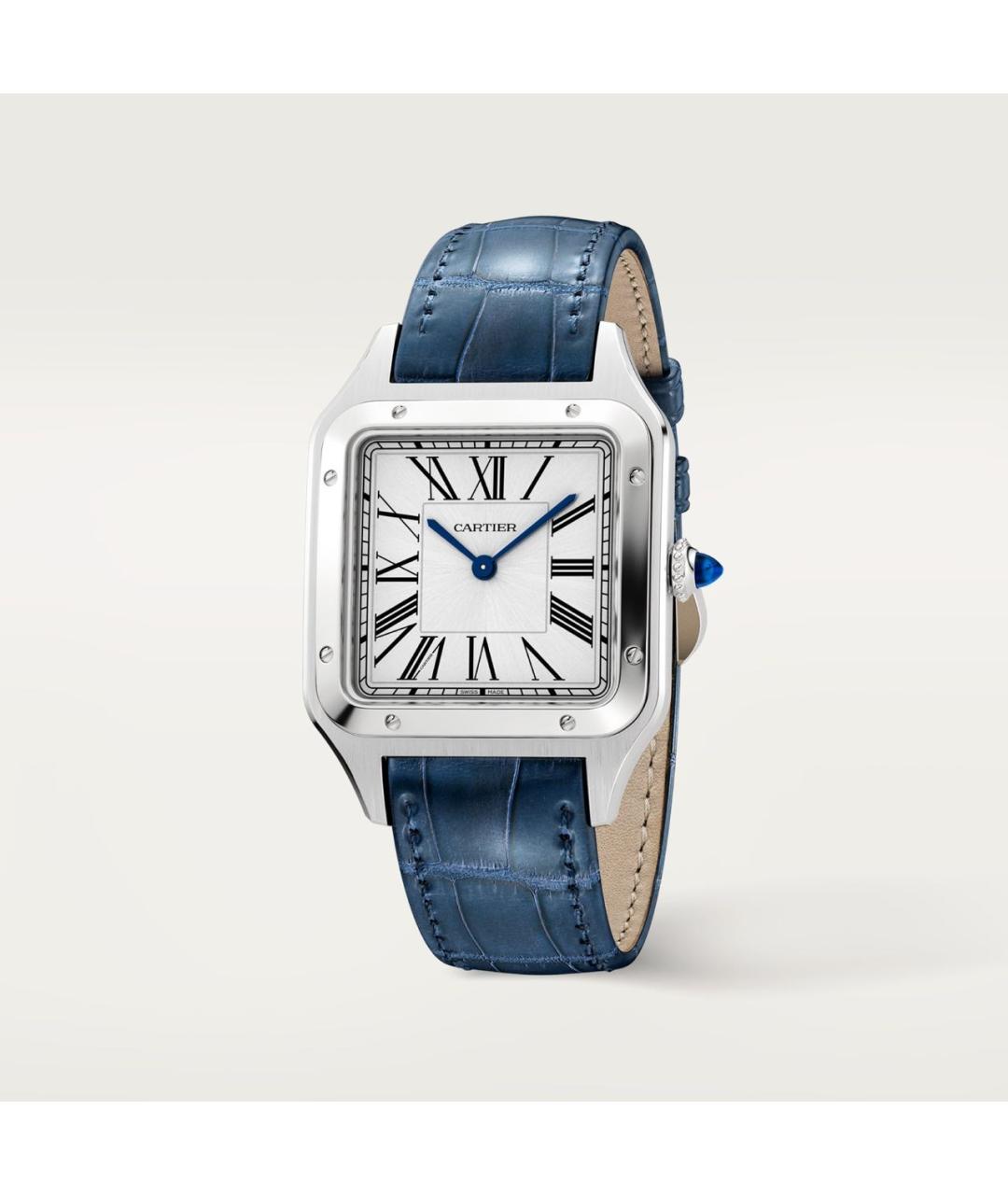 CARTIER Синие металлические часы, фото 2