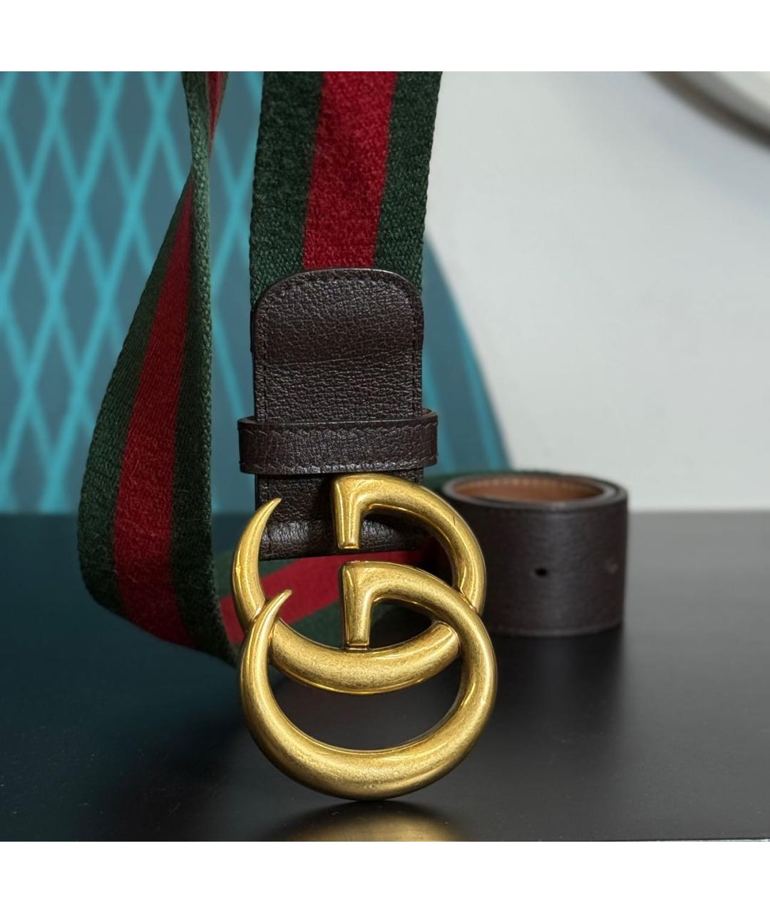 GUCCI Зеленый ремень, фото 6