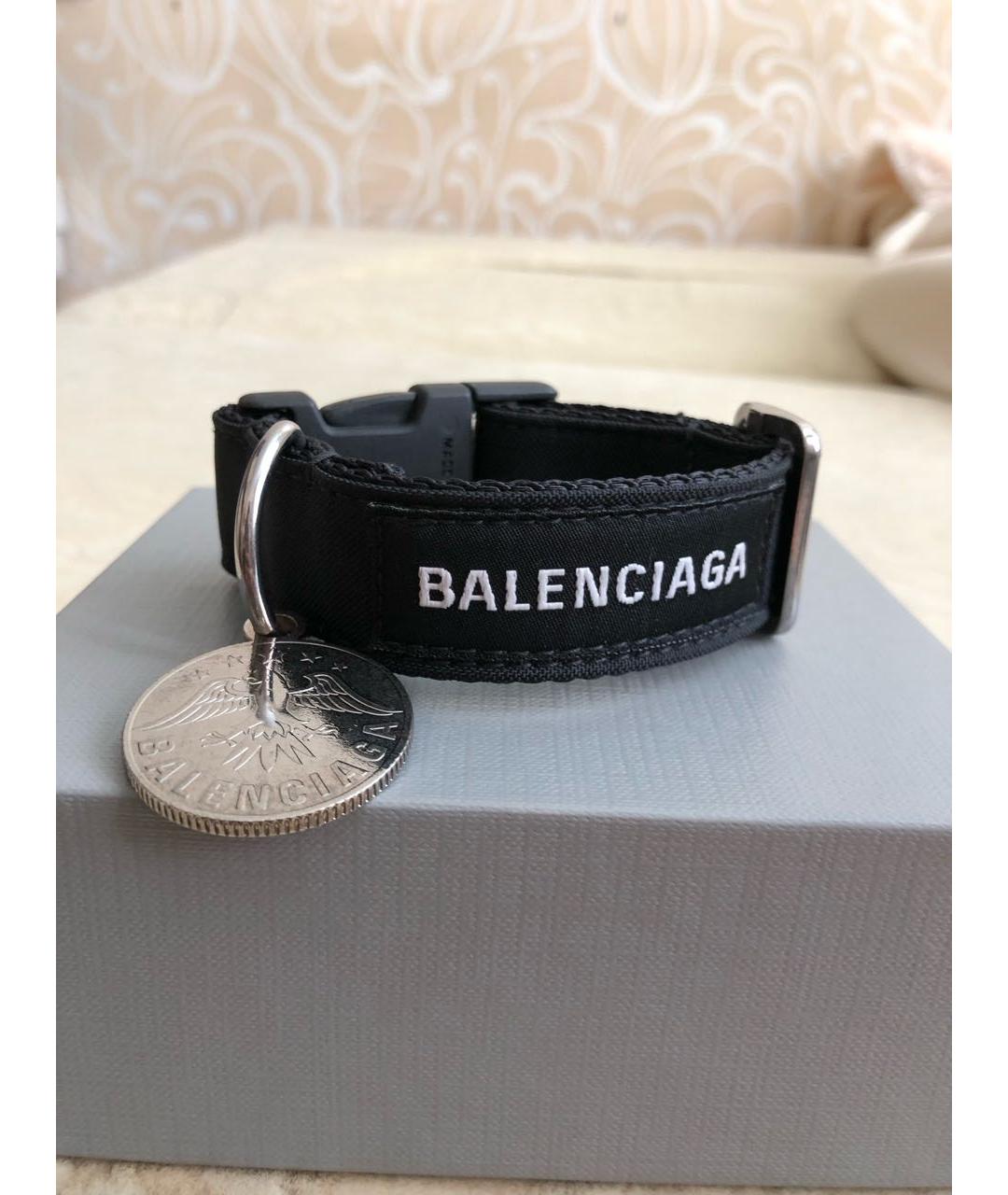 BALENCIAGA Черный браслет, фото 5