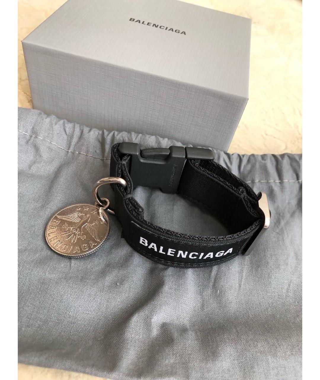 BALENCIAGA Черный браслет, фото 3