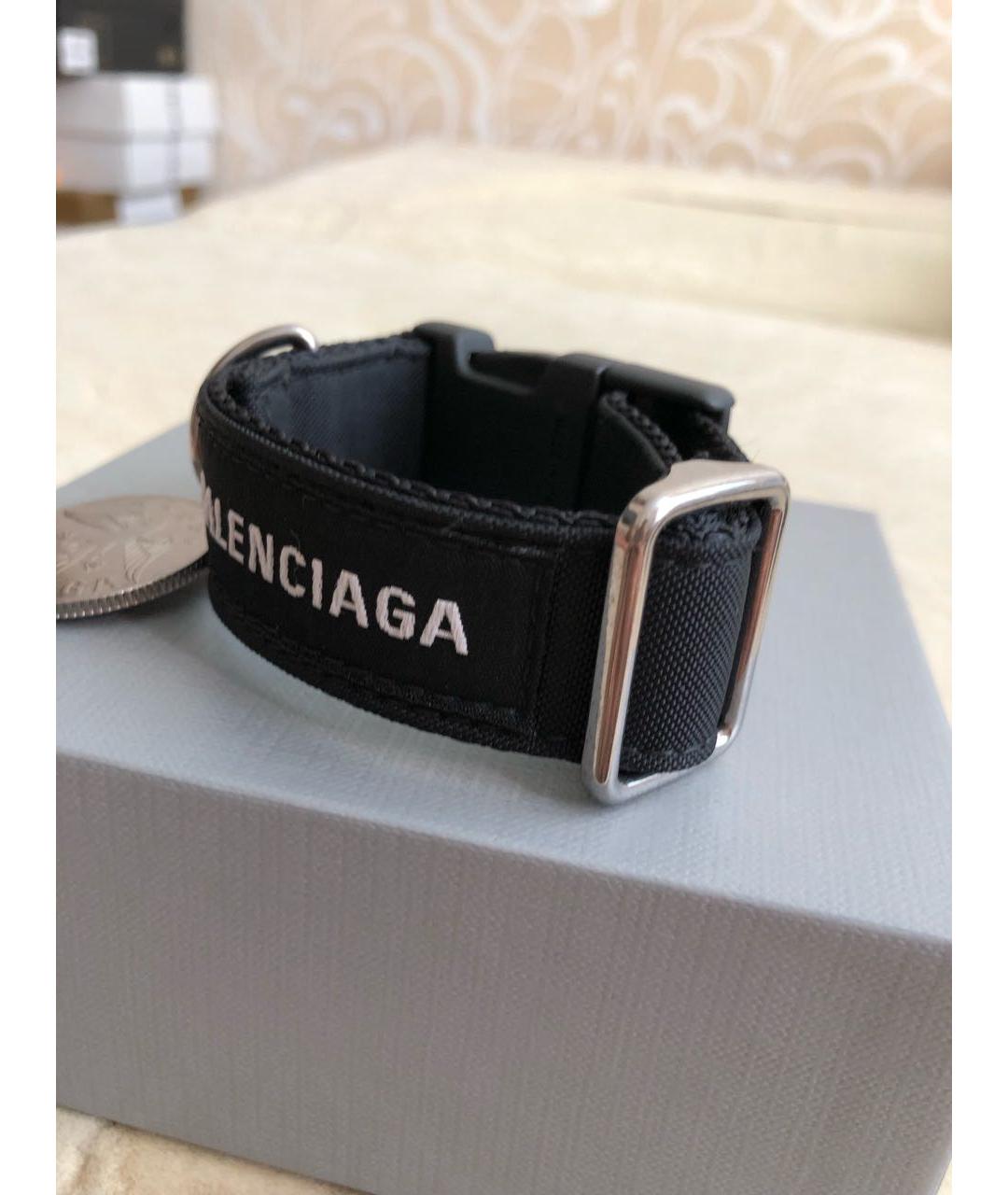 BALENCIAGA Черный браслет, фото 2