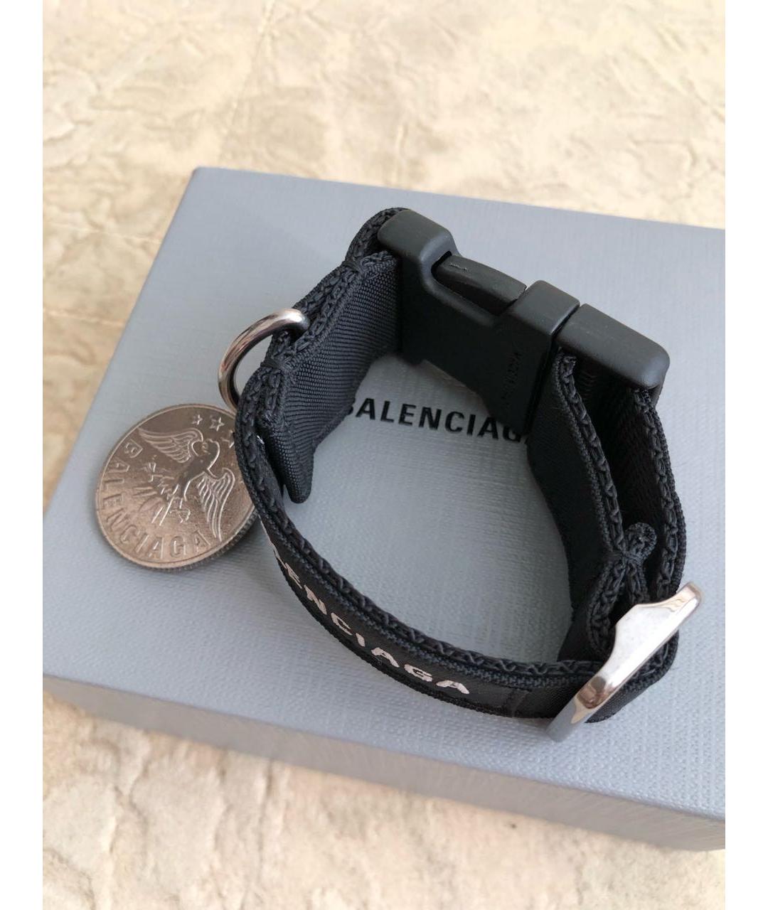 BALENCIAGA Черный браслет, фото 4