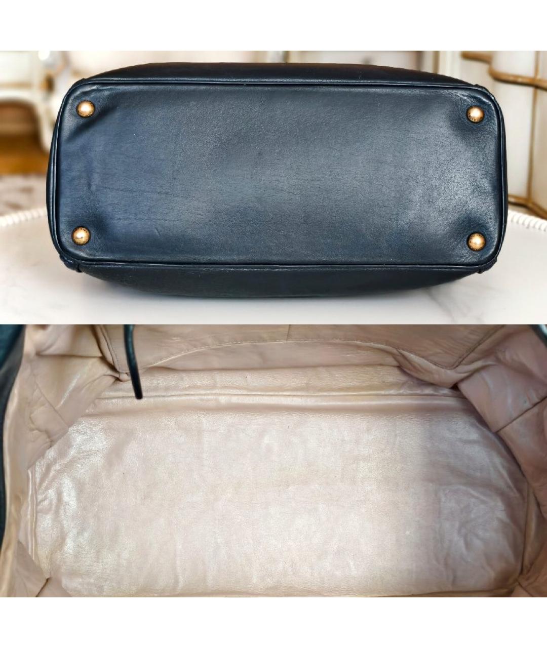 PRADA Кожаная сумка с короткими ручками, фото 5