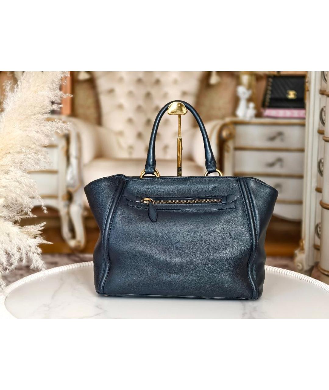 PRADA Кожаная сумка с короткими ручками, фото 3