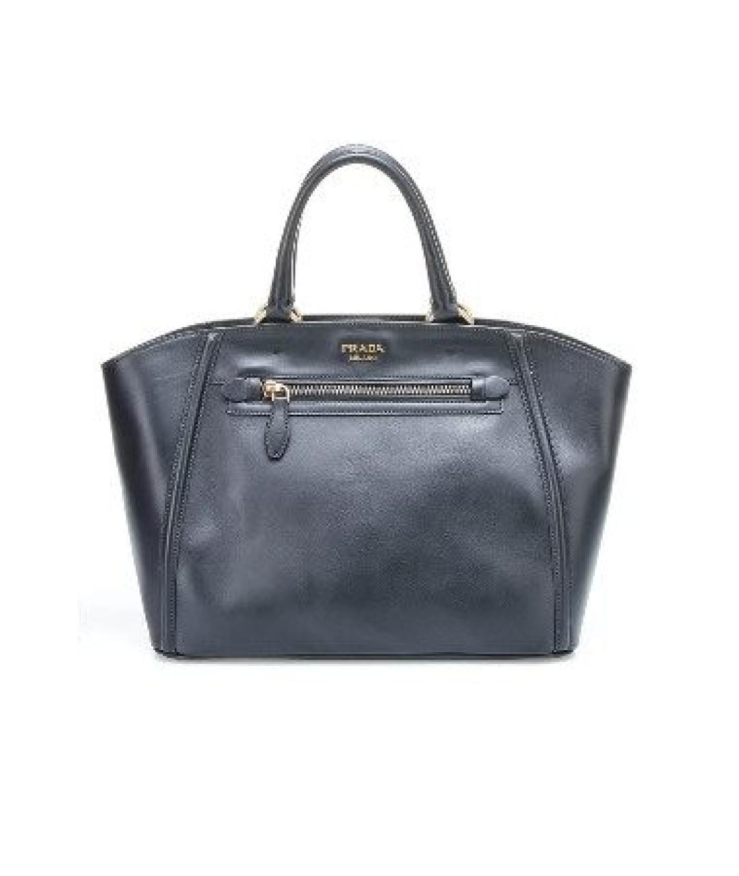 PRADA Кожаная сумка с короткими ручками, фото 1