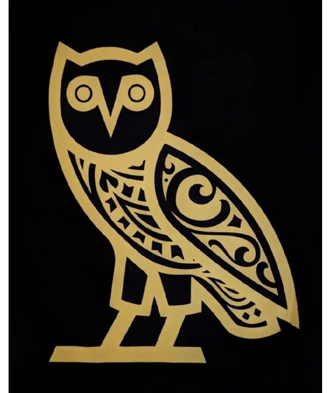 OVO by Drake Черная хлопковая футболка, фото 5