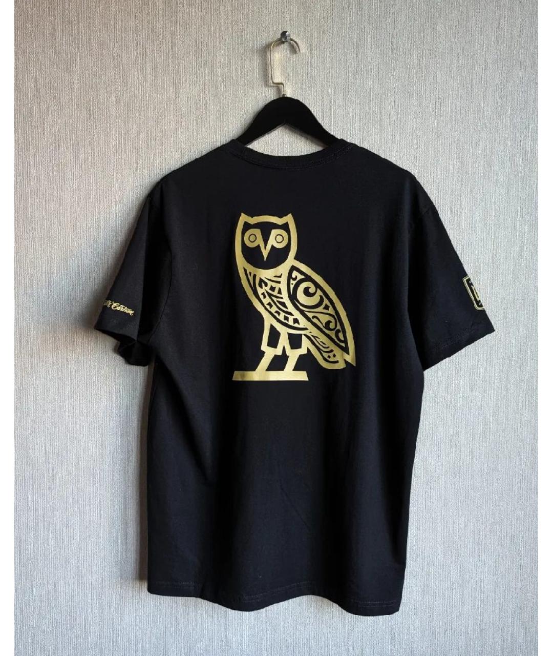OVO by Drake Черная хлопковая футболка, фото 2