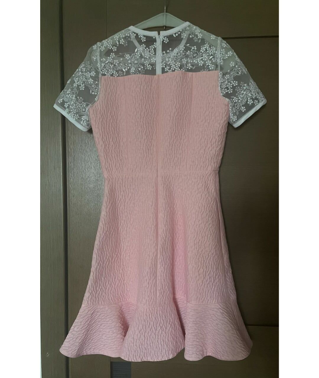 CARVEN Розовое полиэстеровое повседневное платье, фото 2