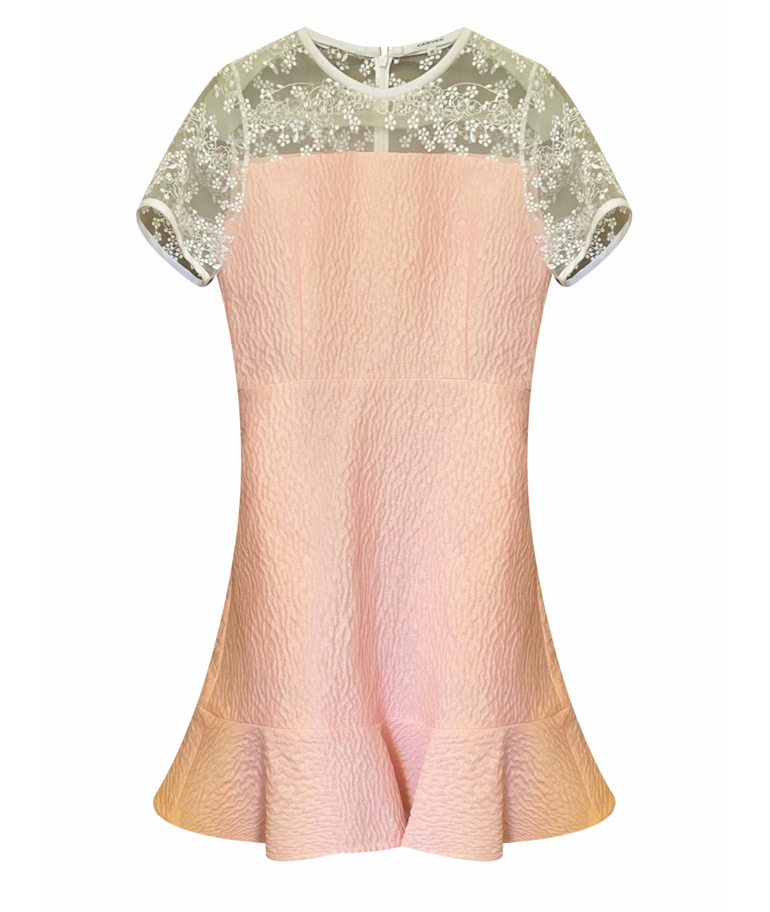 CARVEN Розовое полиэстеровое повседневное платье, фото 1