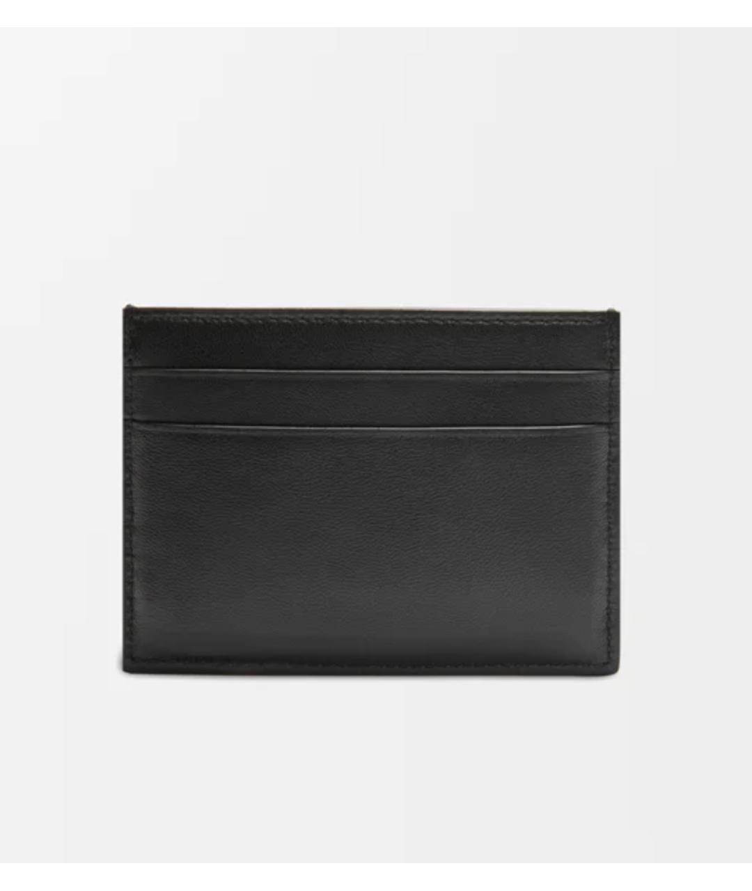 LOEWE Черный кожаный кардхолдер, фото 2