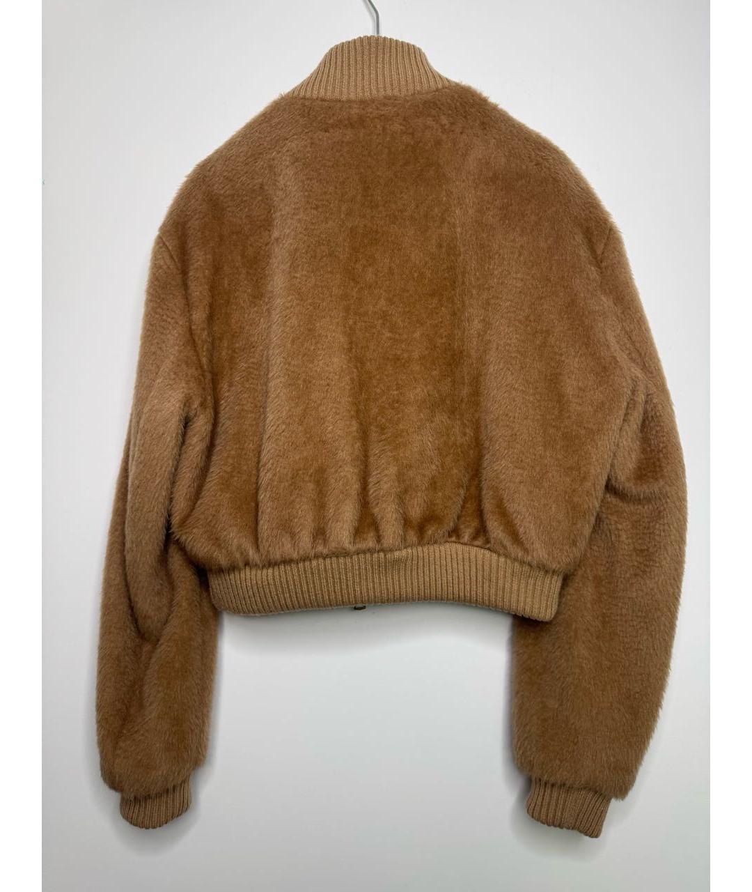 MAX MARA Коричневая шерстяная куртка, фото 2