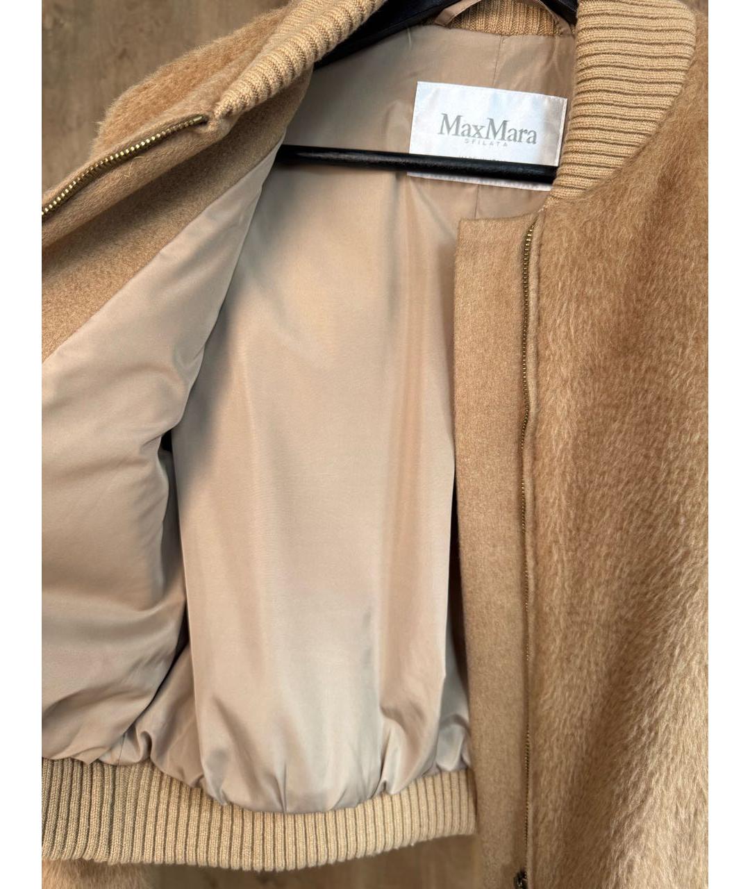 MAX MARA Коричневая шерстяная куртка, фото 6
