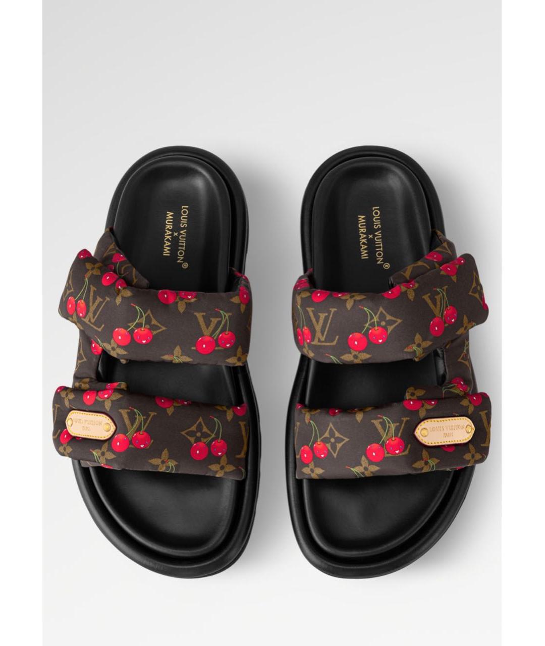 LOUIS VUITTON Кожаные сандалии, фото 2
