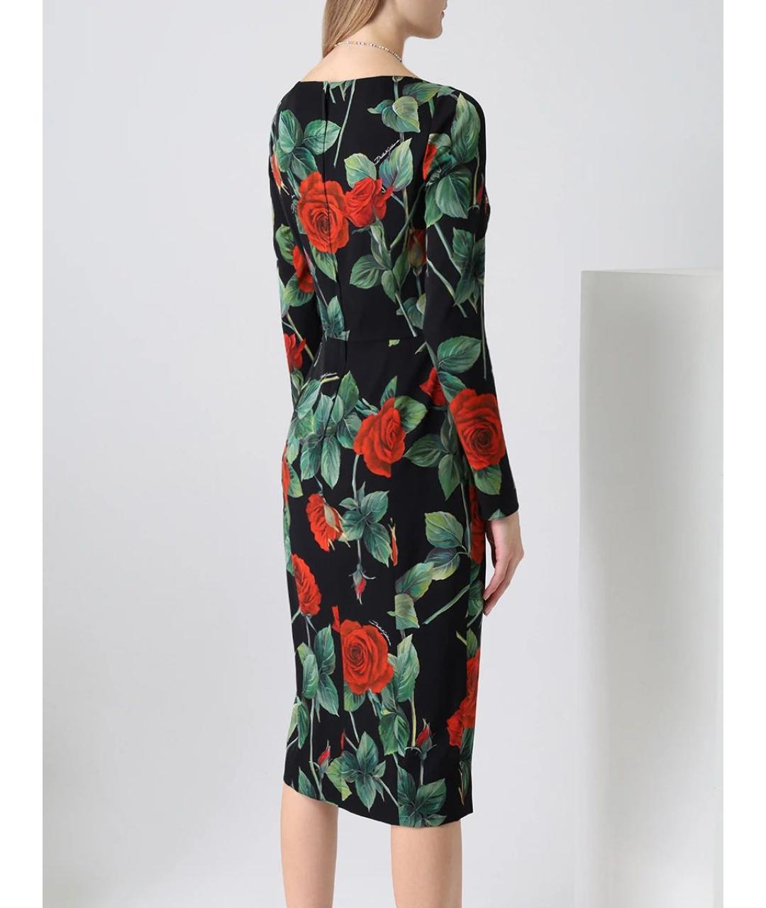 DOLCE&GABBANA Шелковое платье, фото 2