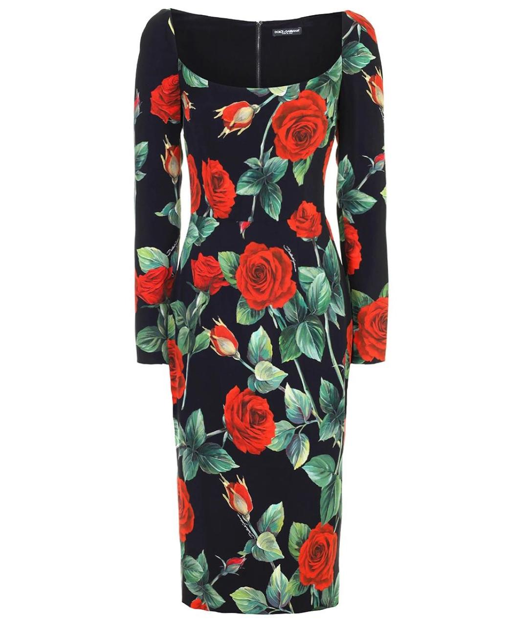 DOLCE&GABBANA Шелковое платье, фото 1