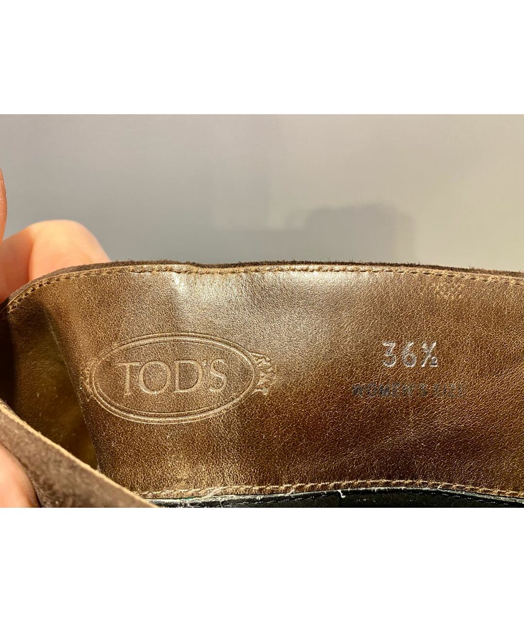 TOD'S Коричневые кожаные сапоги, фото 7