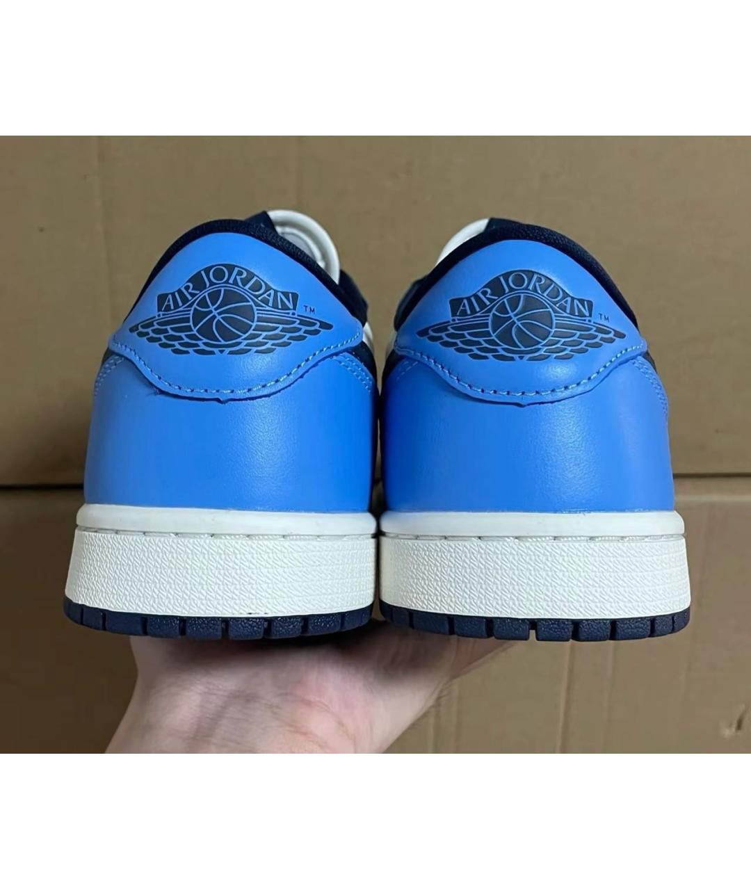 NIKE Голубые кожаные кеды, фото 8