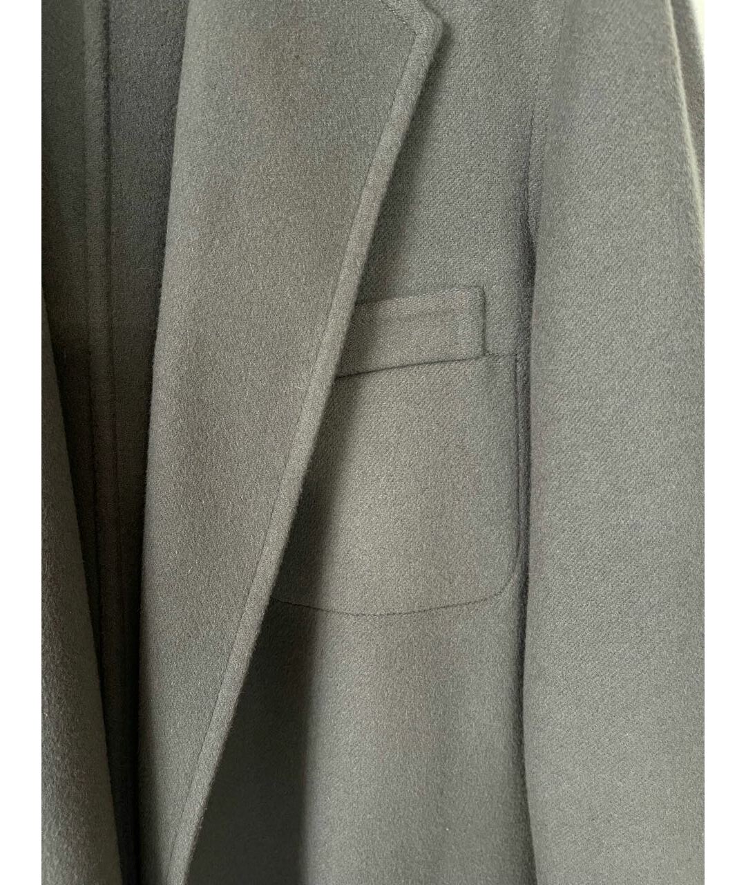 CELINE PRE-OWNED Серое кашемировое пальто, фото 4