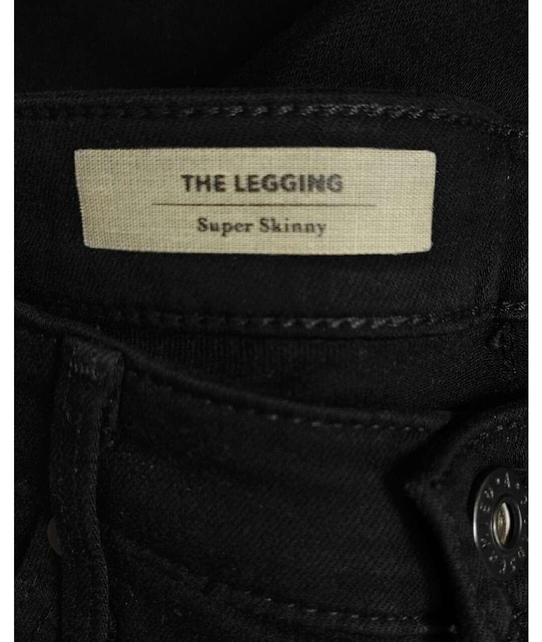 AG JEANS Черные хлопковые прямые джинсы, фото 4