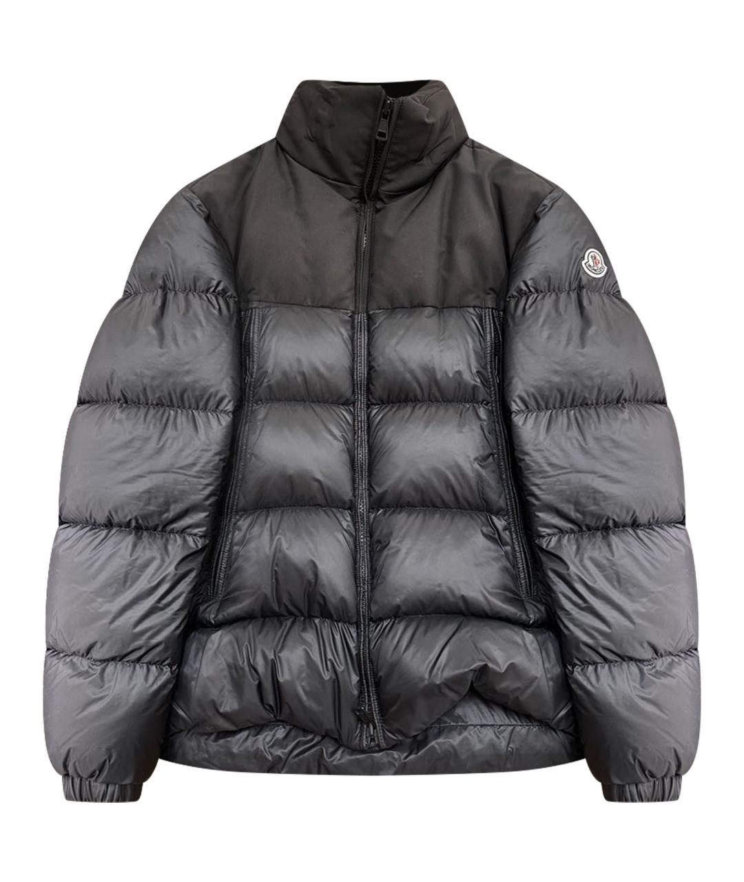 MONCLER Черный пуховик, фото 1