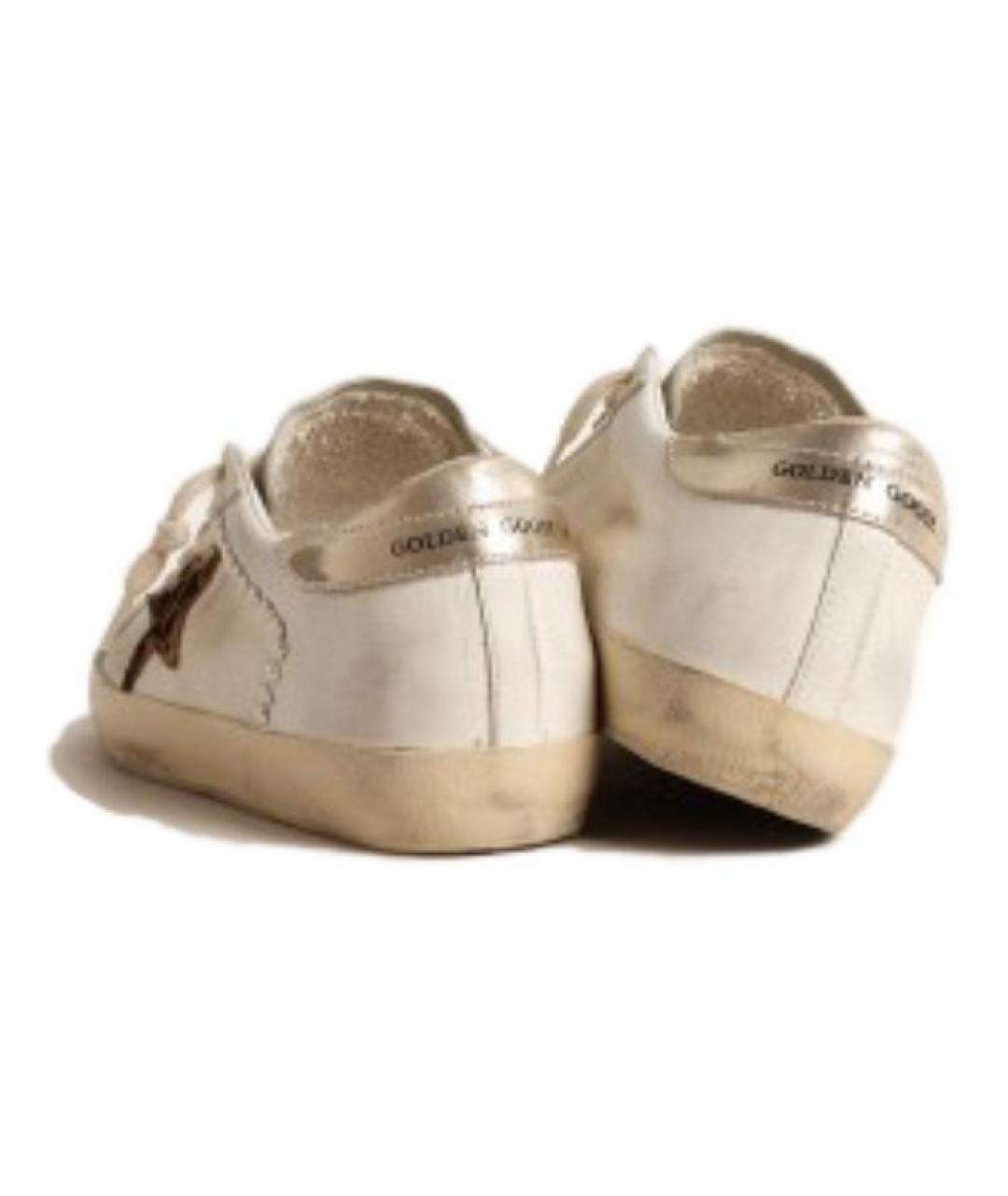 GOLDEN GOOSE DELUXE BRAND Бежевые кеды, фото 4