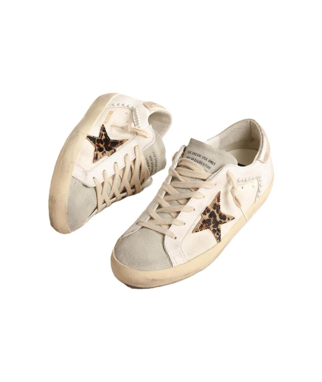 GOLDEN GOOSE DELUXE BRAND Бежевые кеды, фото 3