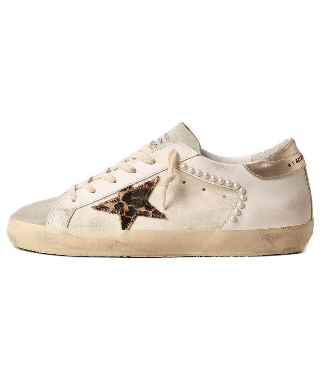 GOLDEN GOOSE DELUXE BRAND Бежевые кеды, фото 2