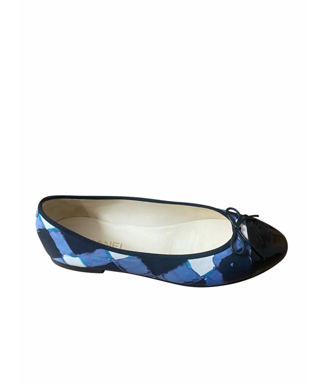 CHANEL Мульти кожаные балетки, фото 1