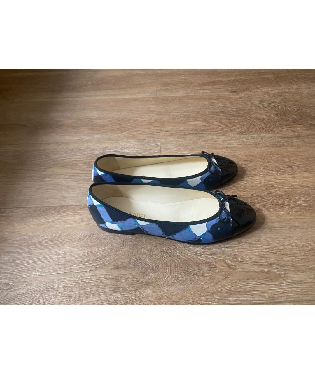 CHANEL Мульти кожаные балетки, фото 5