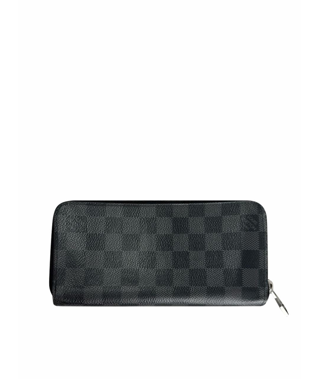 LOUIS VUITTON Антрацитовый кошелек, фото 1
