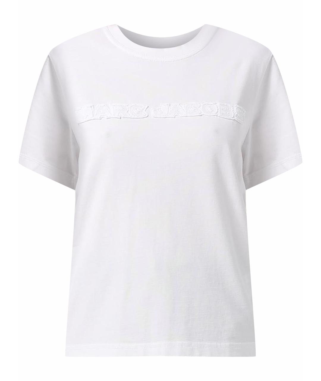MARC JACOBS Белая хлопковая футболка, фото 1