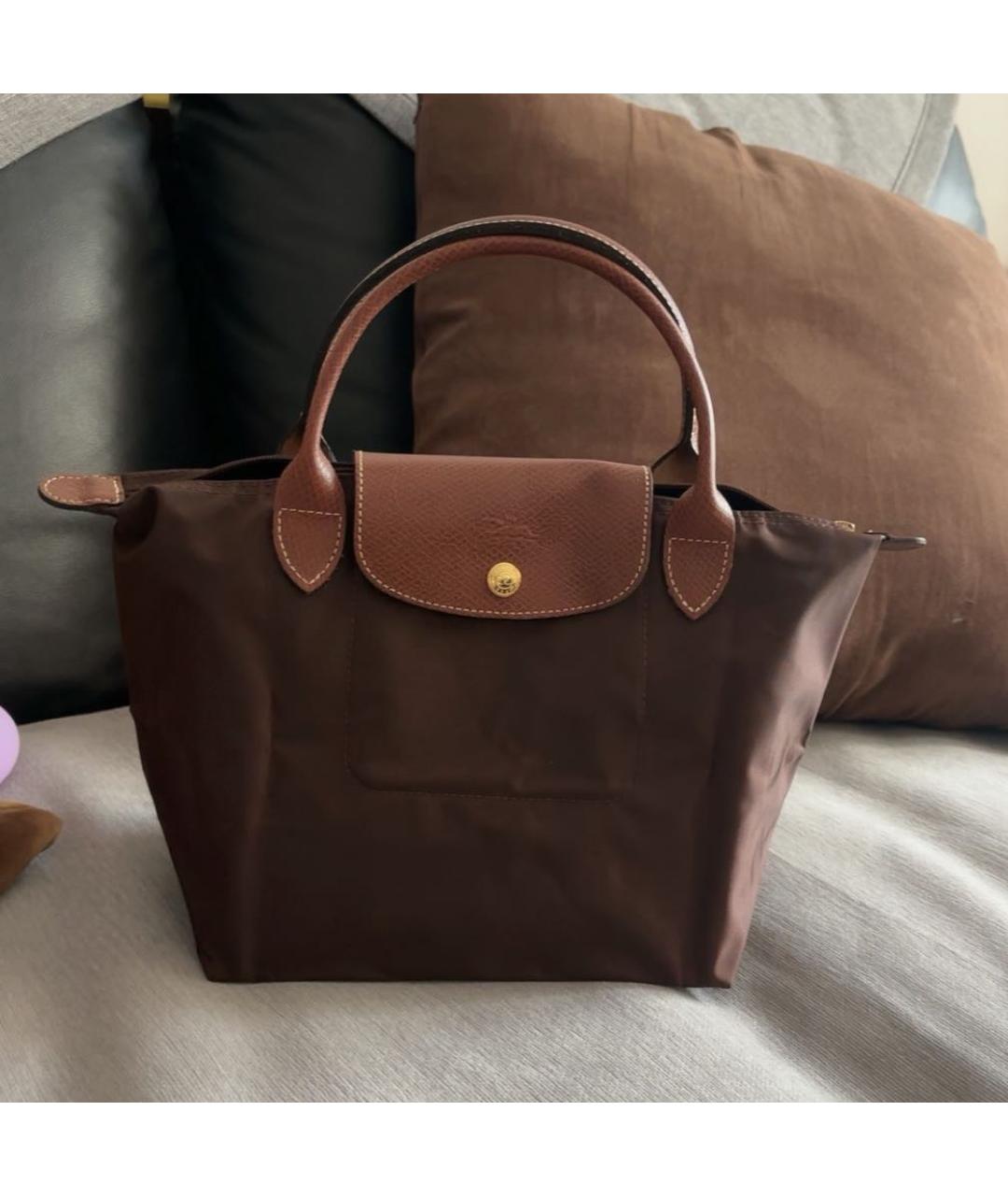 LONGCHAMP Коричневая сумка тоут, фото 2