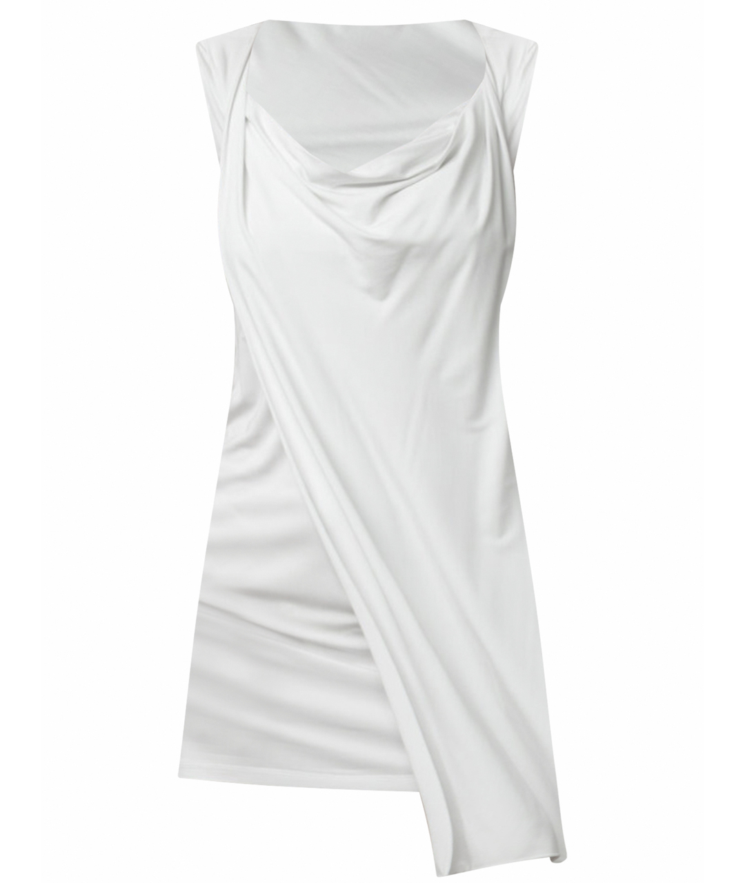 MAISON MARGIELA Белое вискозное повседневное платье, фото 1
