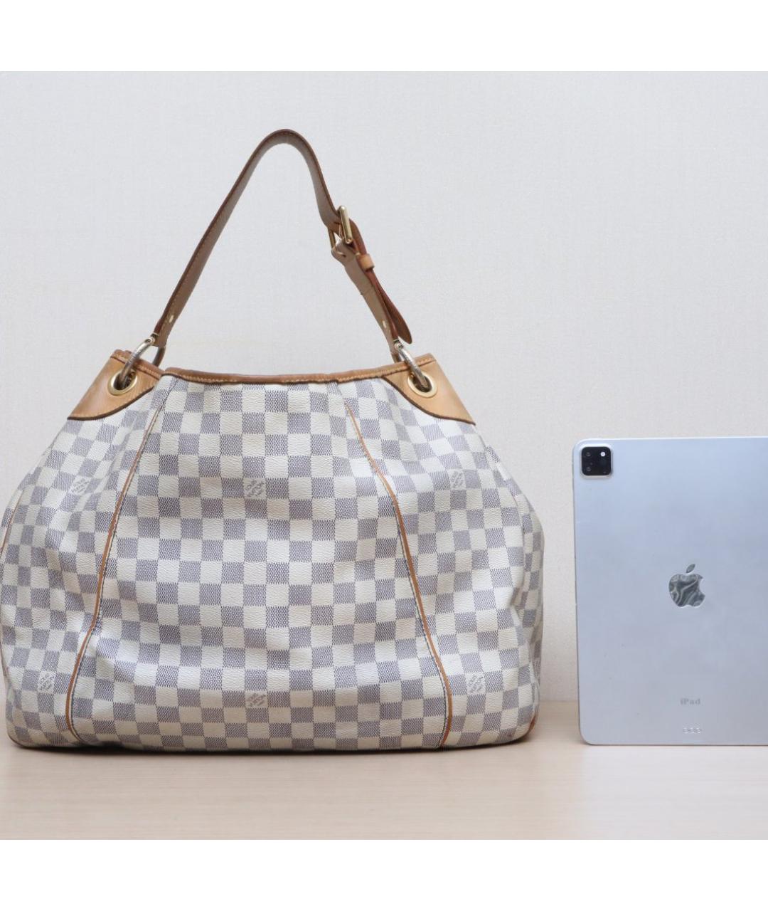 LOUIS VUITTON Белая сумка через плечо, фото 6