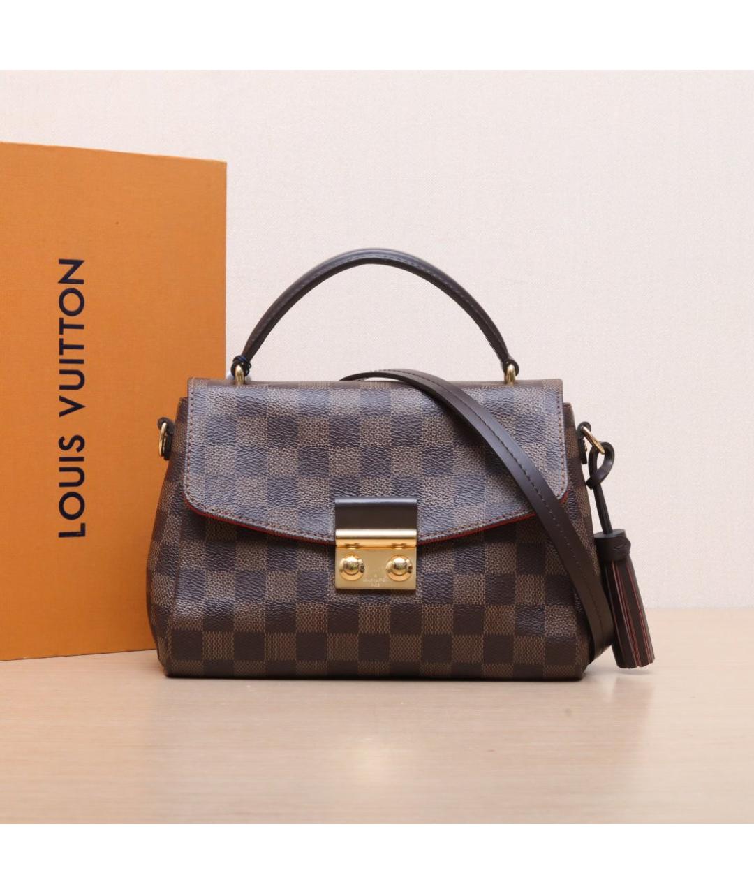 LOUIS VUITTON Коричневая сумка через плечо, фото 9