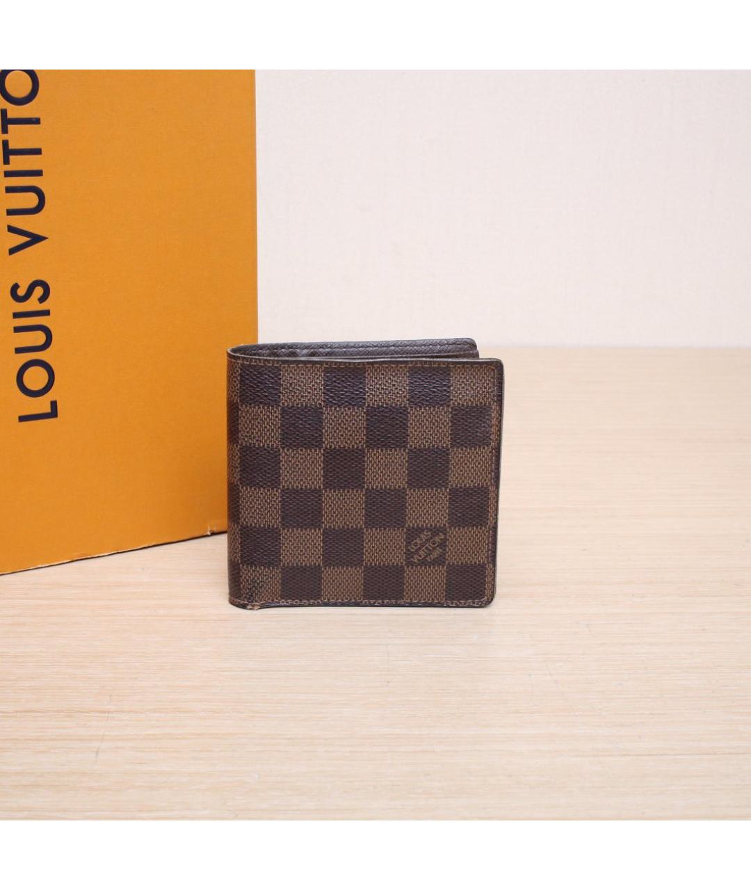 LOUIS VUITTON Коричневый кошелек, фото 9