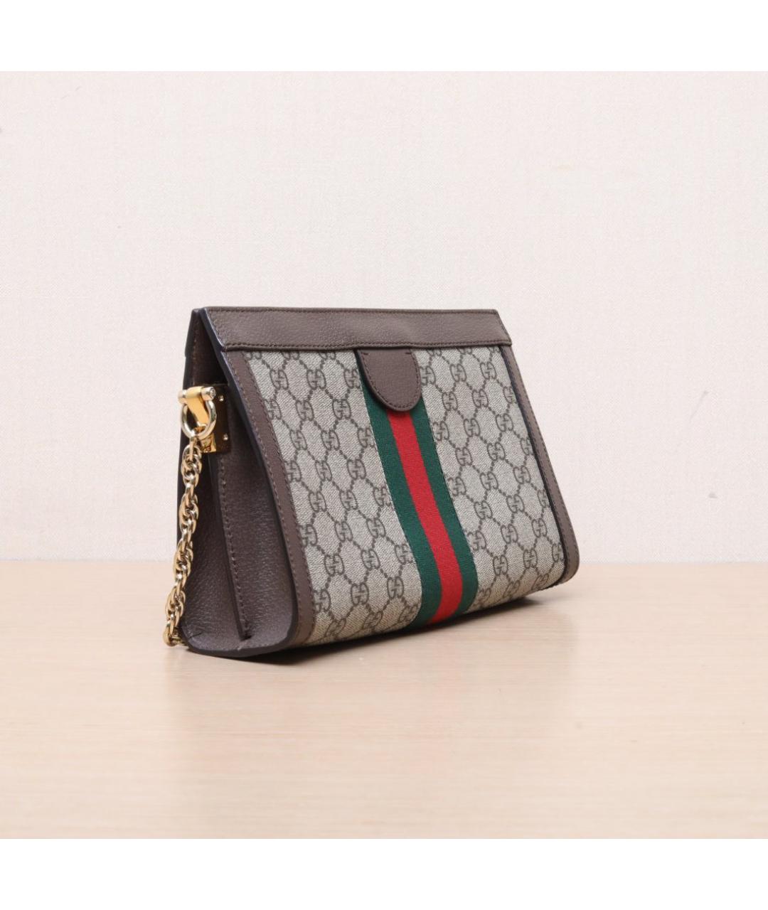 GUCCI Коричневая сумка через плечо, фото 5