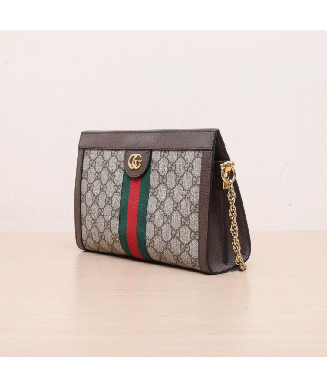 GUCCI Коричневая сумка через плечо, фото 3
