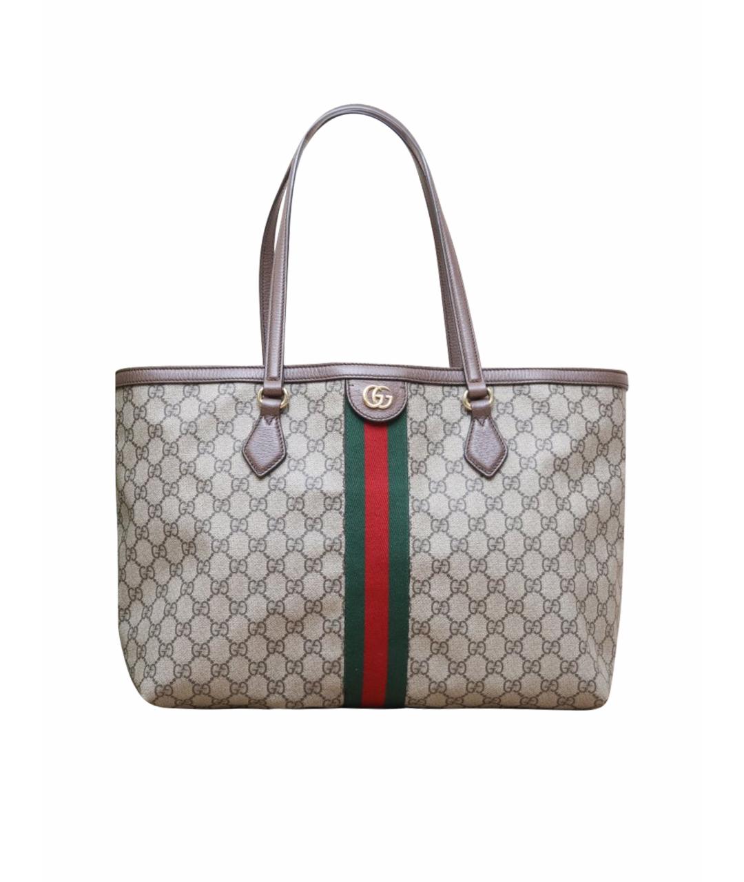 GUCCI Коричневая юбка миди, фото 1