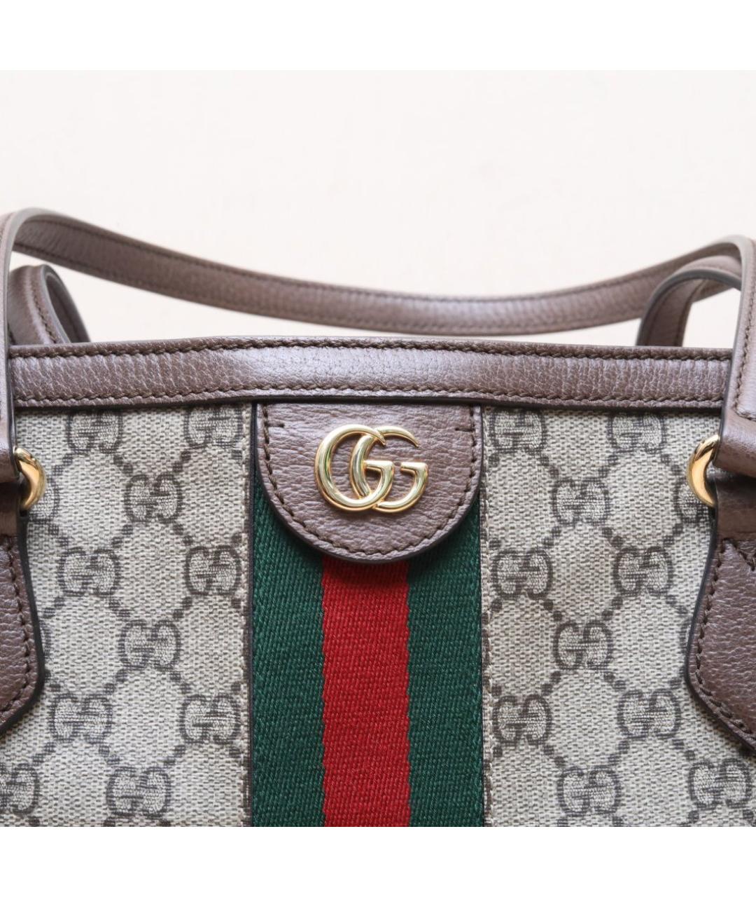 GUCCI Коричневая юбка миди, фото 7