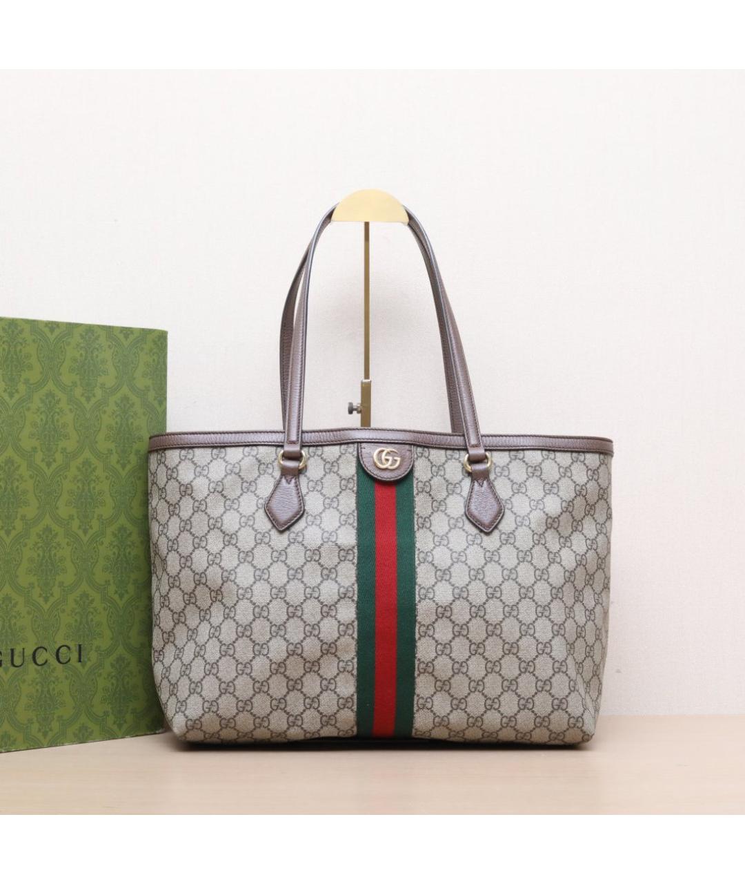 GUCCI Коричневая юбка миди, фото 9
