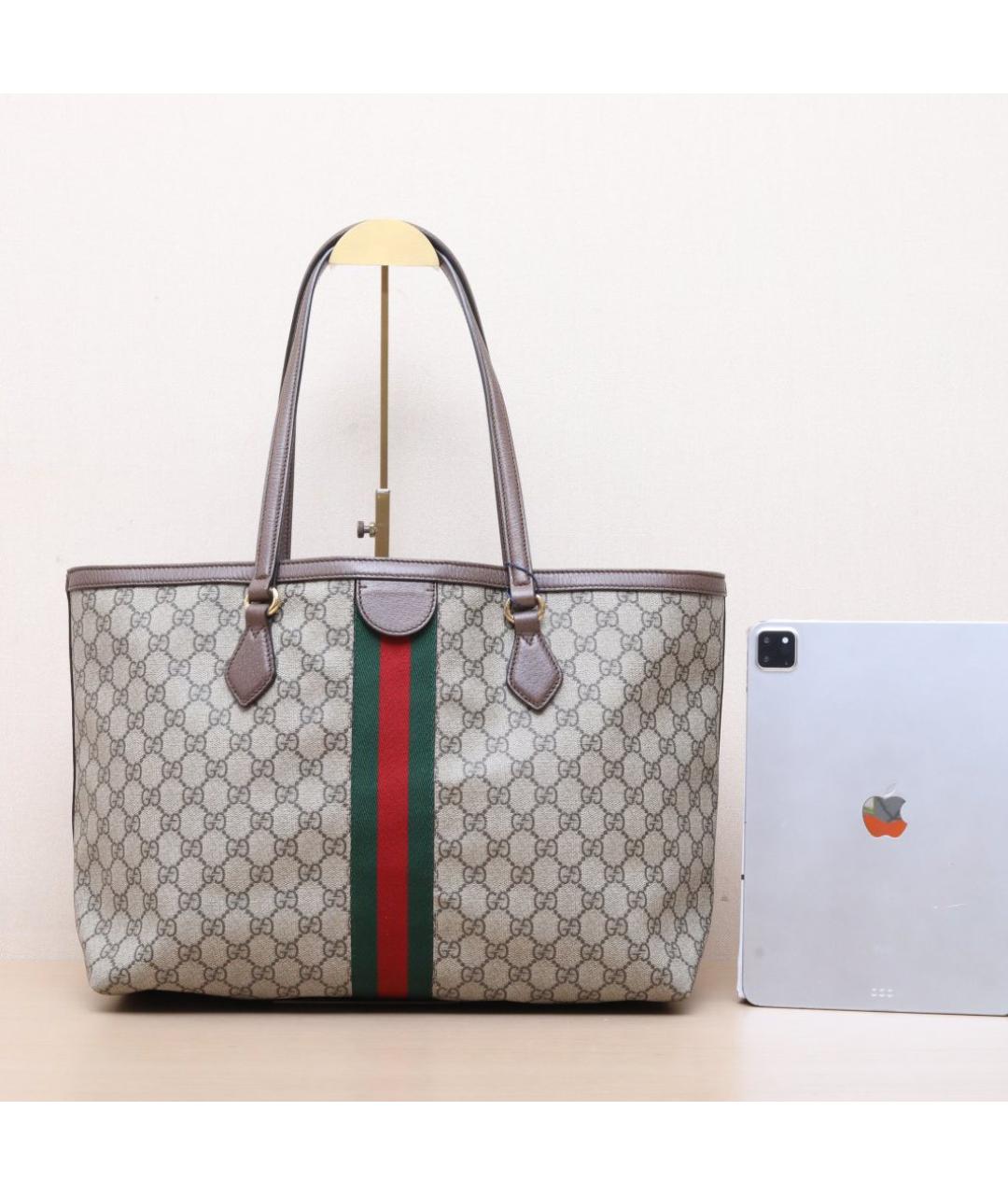 GUCCI Коричневая юбка миди, фото 6
