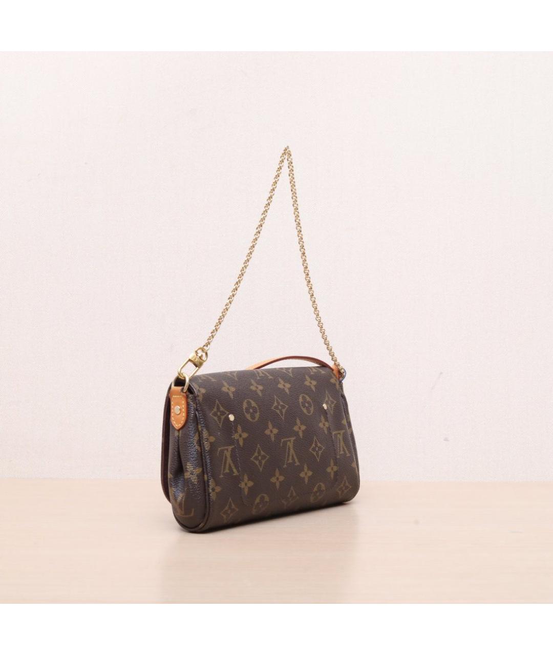 LOUIS VUITTON Коричневая сумка через плечо, фото 5