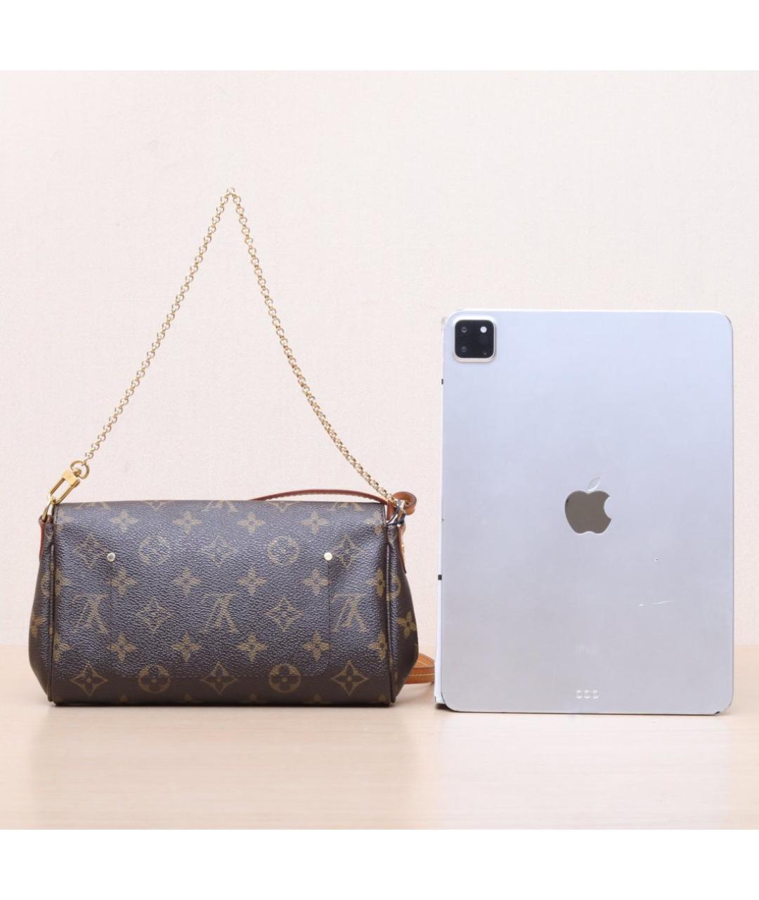 LOUIS VUITTON Коричневая сумка через плечо, фото 6