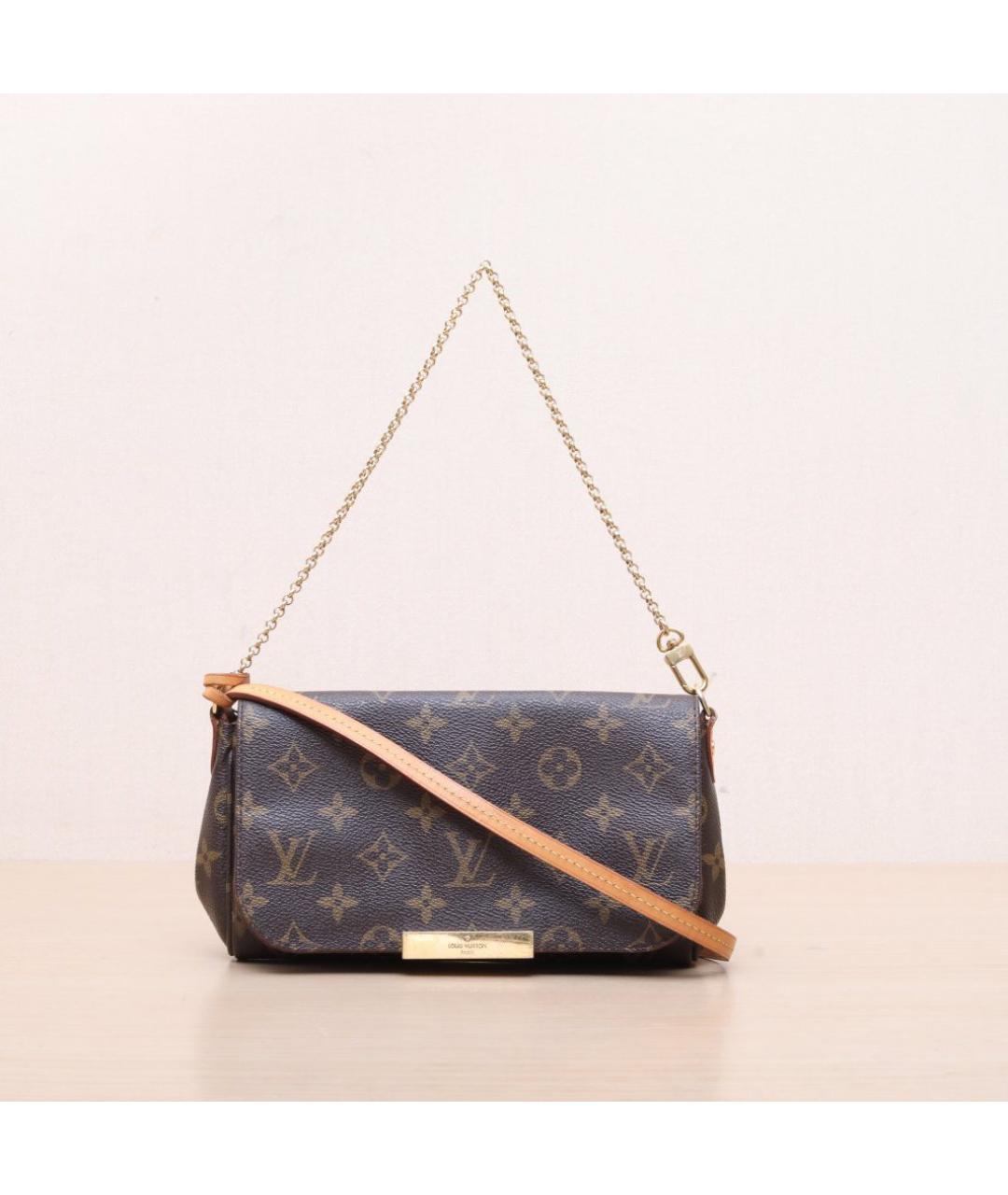 LOUIS VUITTON Коричневая сумка через плечо, фото 2