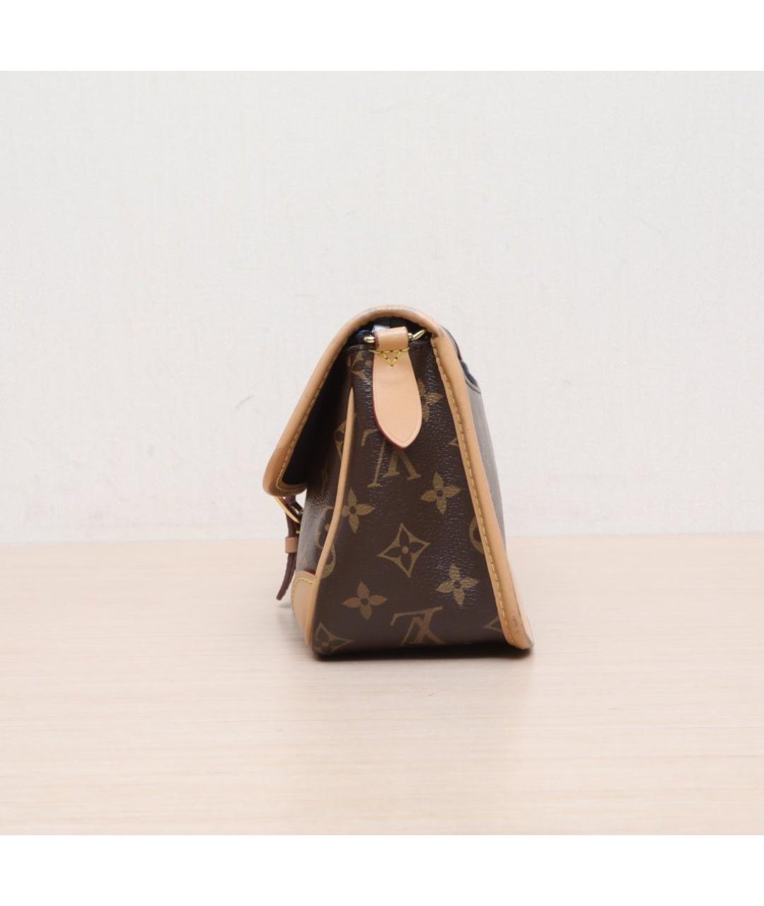 LOUIS VUITTON Коричневая сумка через плечо, фото 4