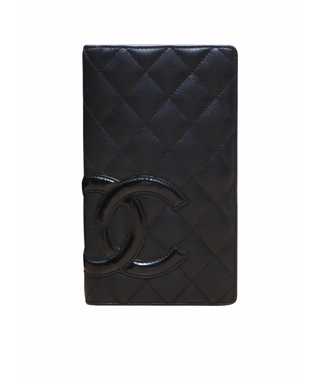 CHANEL Черная кожаная косметичка, фото 1