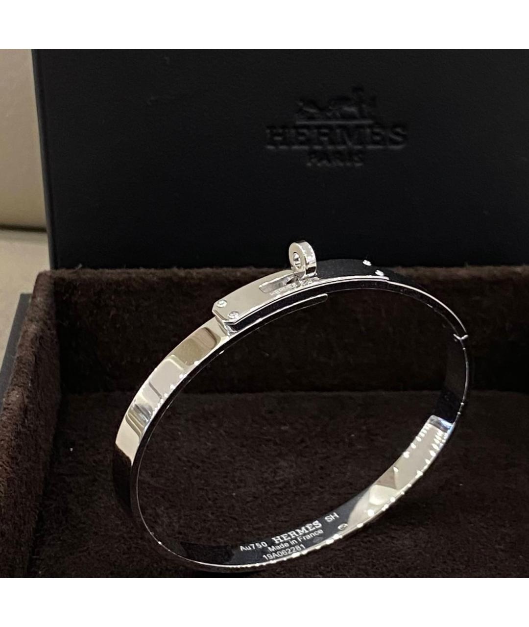 HERMES Белый браслет из белого золота, фото 2